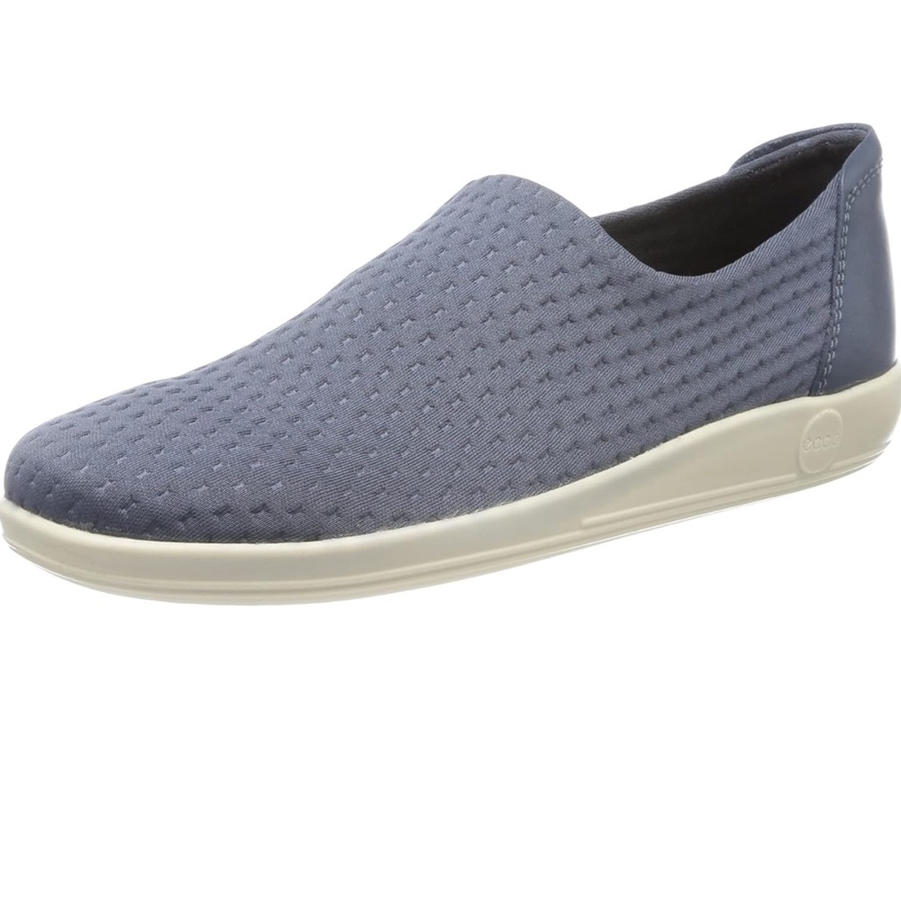 ECCO Women's Gray Soft 2.0 Slip on Loafer 9